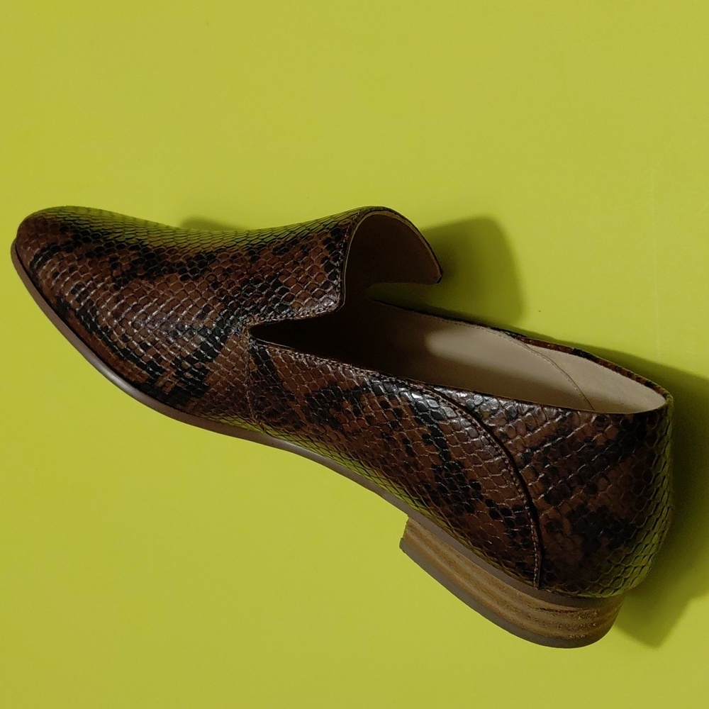 CLARK'S Pure Viola Women's Leather Snake Print Loafers - 9.5M - Picture 7 of 10
